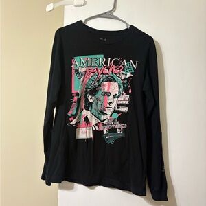 American Psycho Cavity Colors Black Long Sleeve Shirt